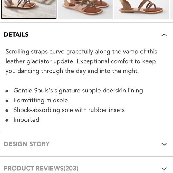 Gentle Souls Upon a Star Sandal size 6.5 - Picture 3 of 8